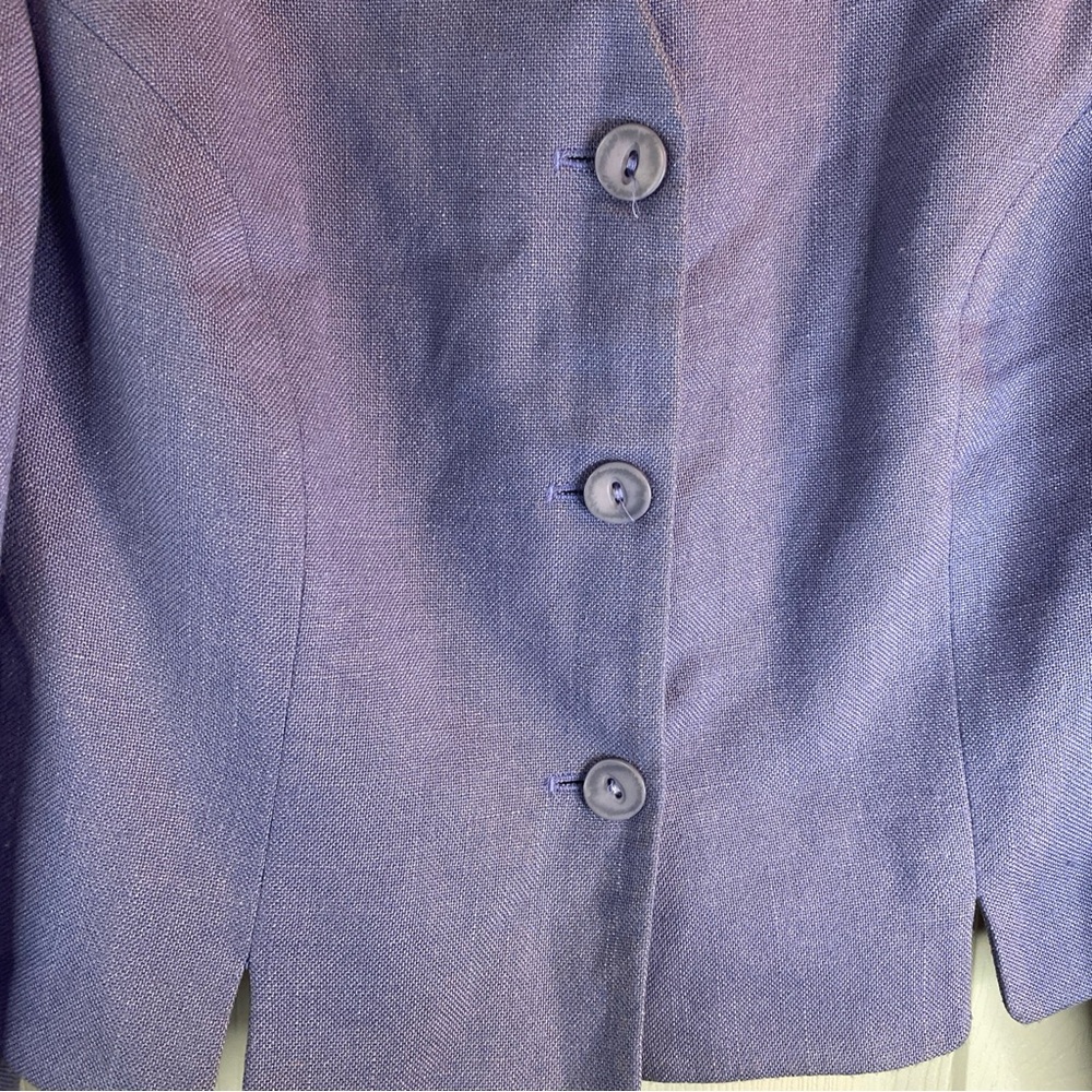 Worthington Women Petite 2P Blazer Crop Business Professional Fancy Cocktail Fun - Picture 2 of 13